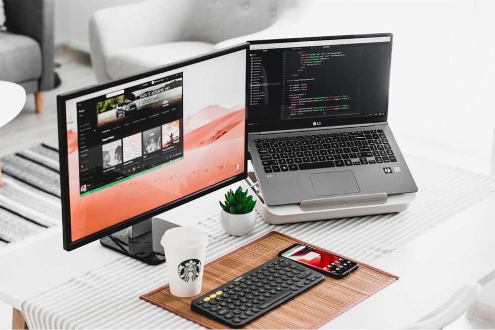 laptop setup